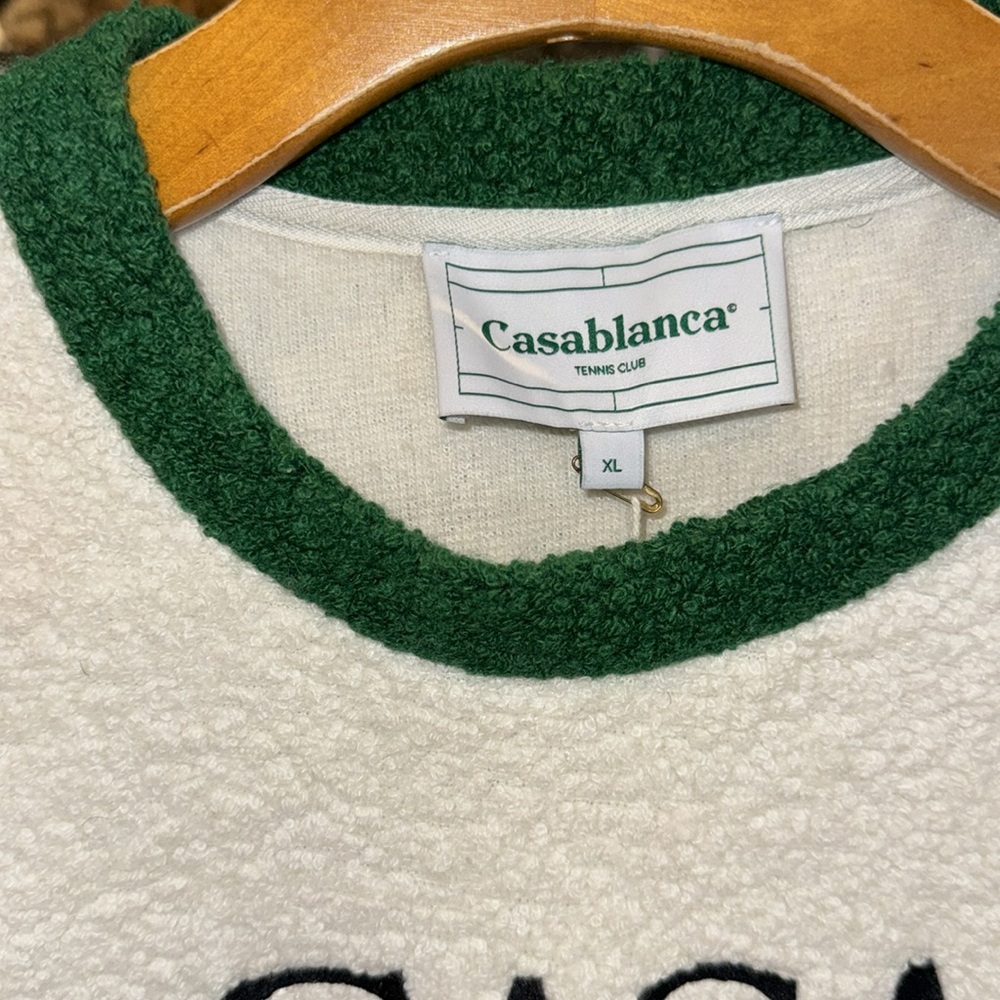 Casablanca Tennis Club sweatshirt size XL - Picture 2 of 4